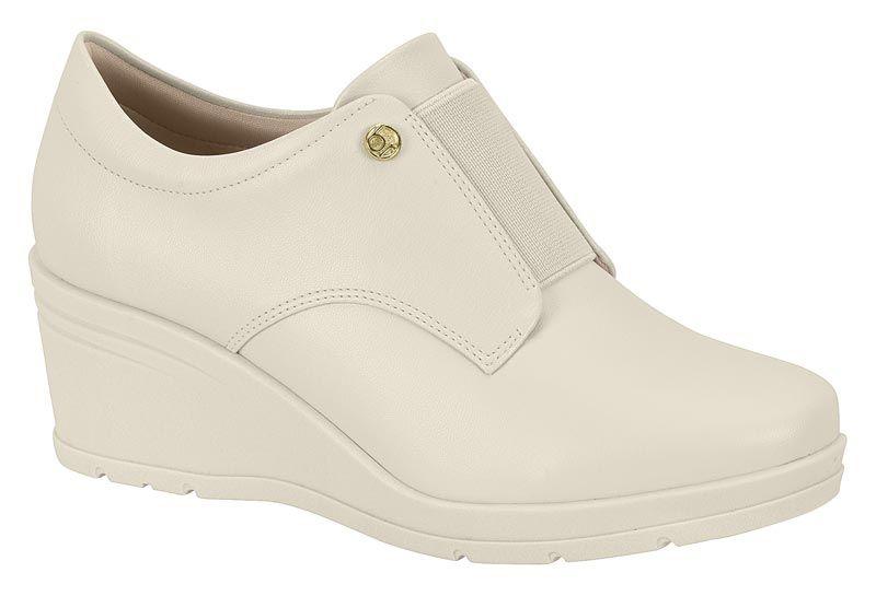 Zapato Oxford Taco Beira Rio Blanco-0