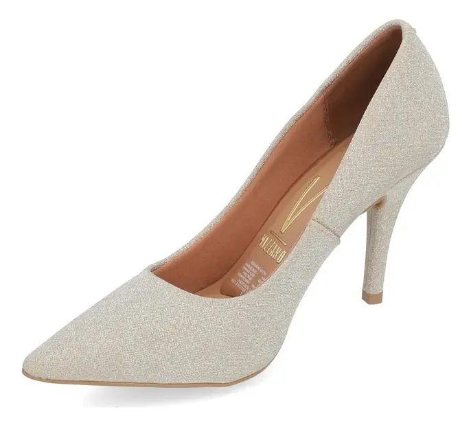 Vizzano Stiletto Mujer Taco Aguja Glitter Plateado-2