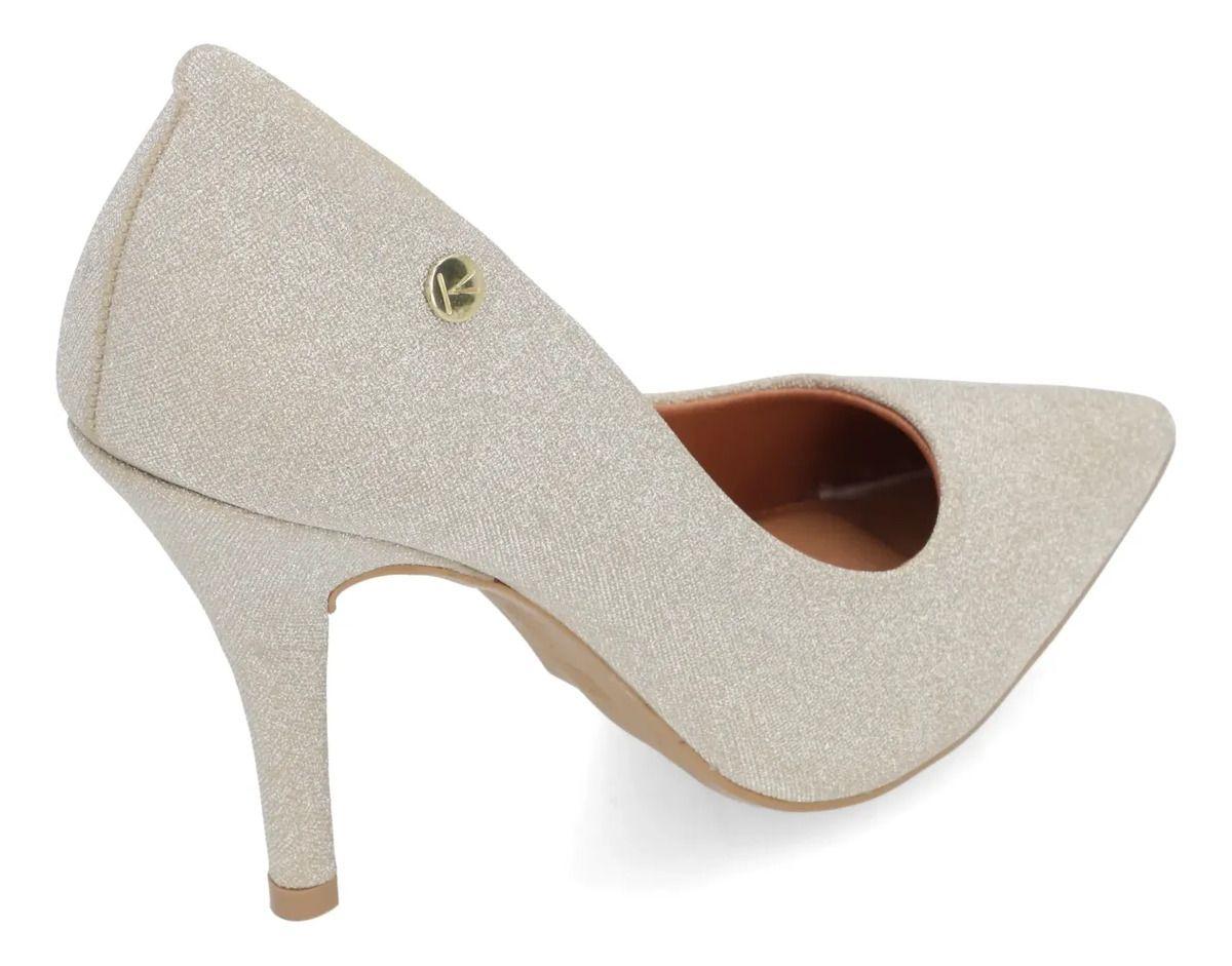 Vizzano Stiletto Mujer Taco Aguja Glitter Plateado-5