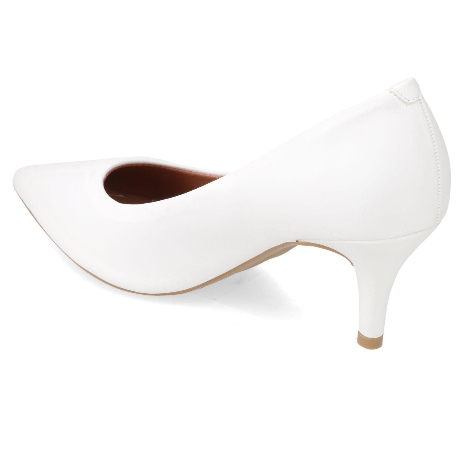 Zapato Vizzano Mujer Taco Aguja Stiletto Blanco-3