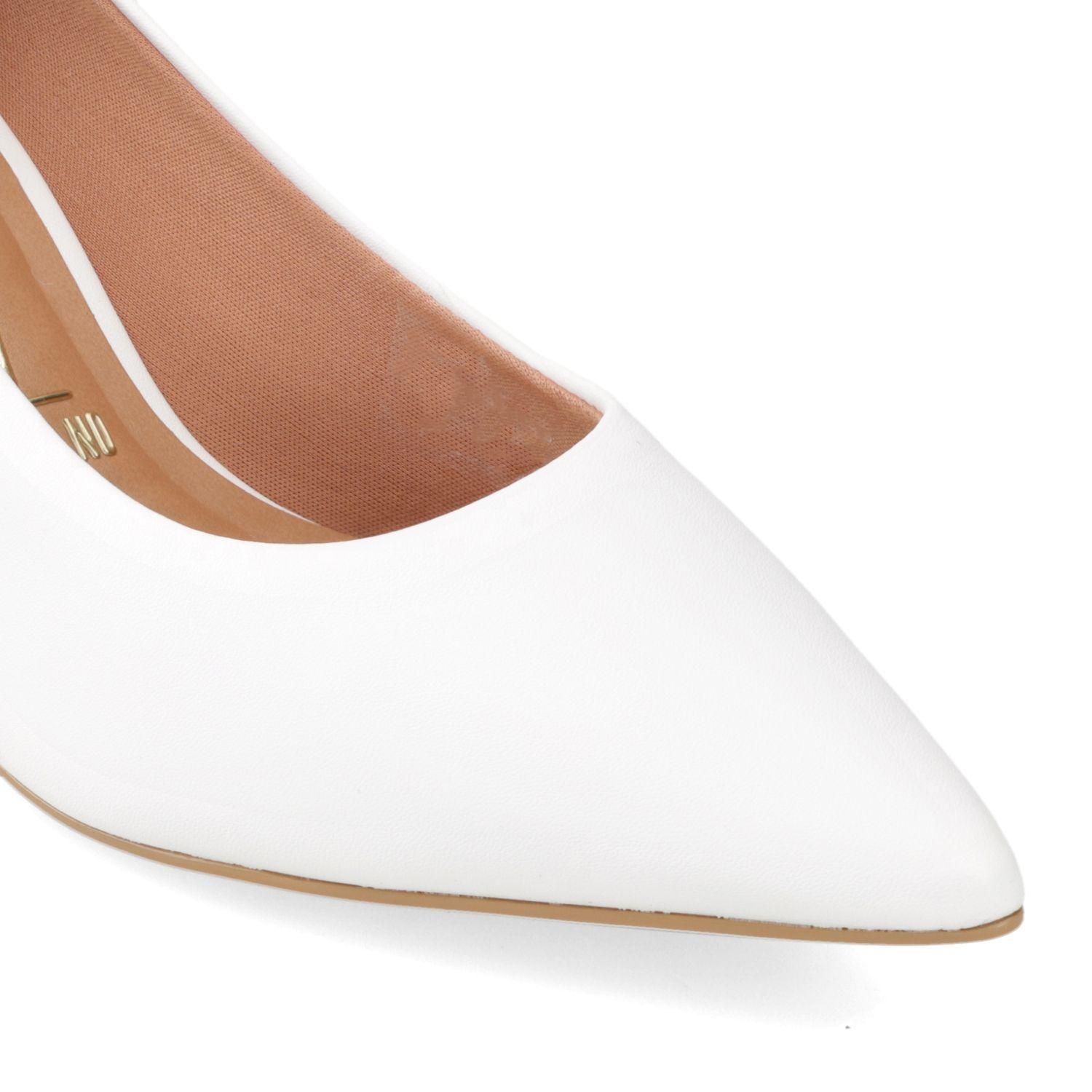 Zapato Vizzano Mujer Taco Aguja Stiletto Blanco-5