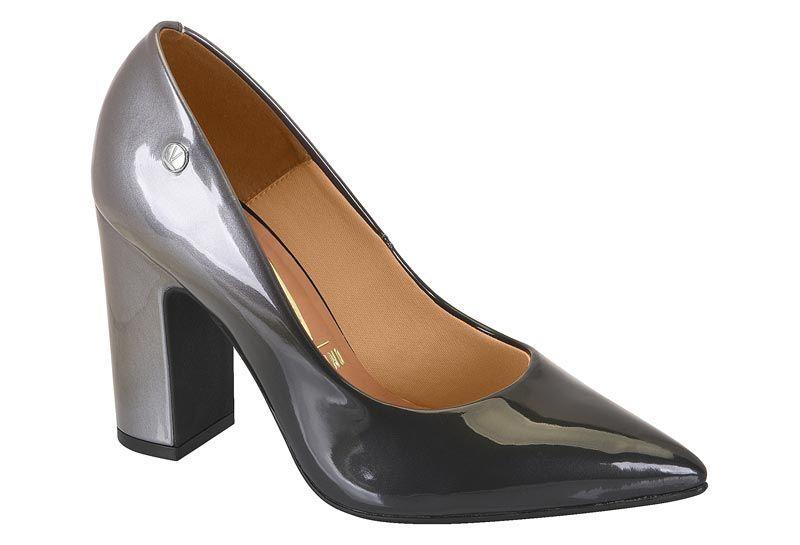 Zapato Mujer Taco Cuadrado Charol Negro 1285-400- Vizzano-0