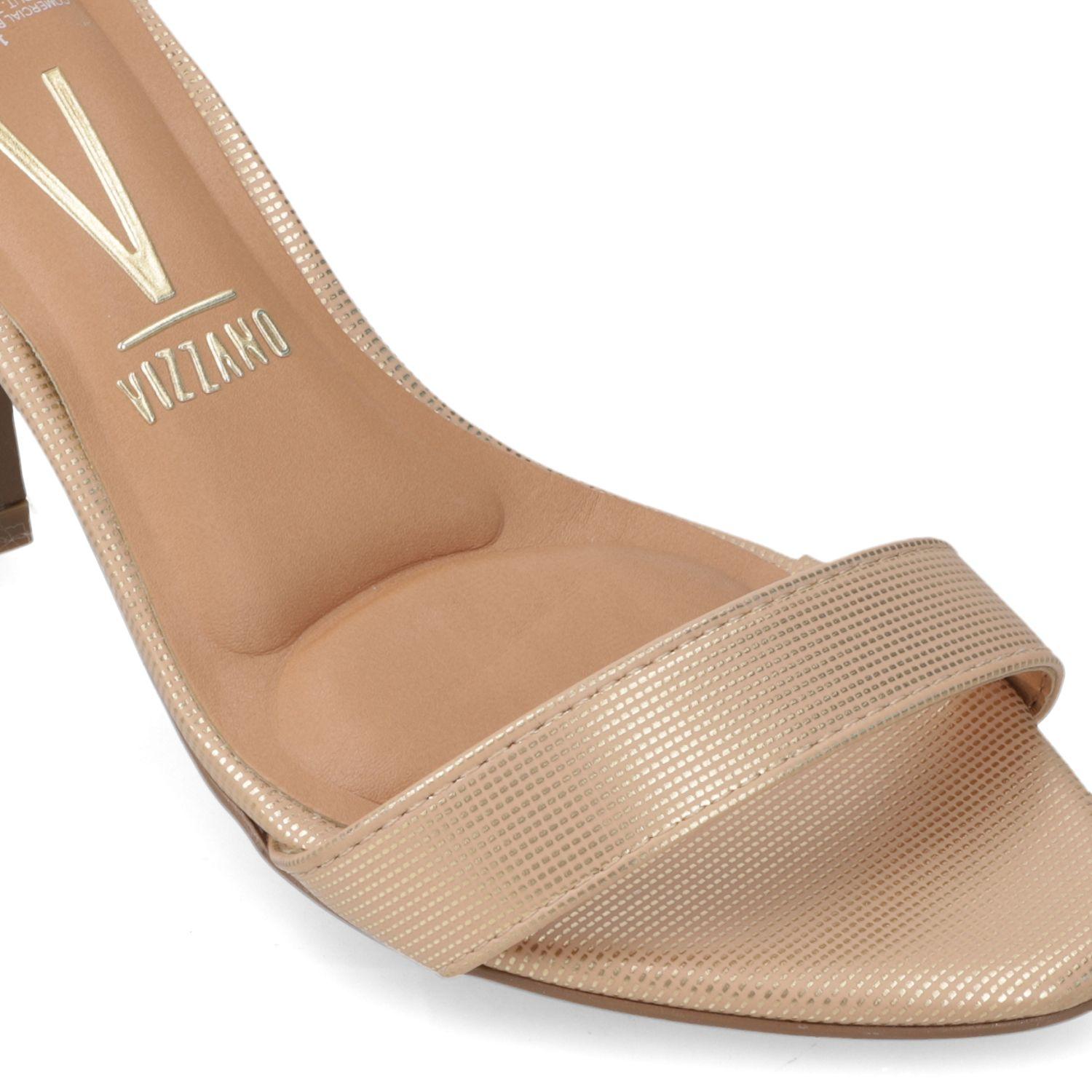 Sandalia Taco Vizzano Dorado 11601-5