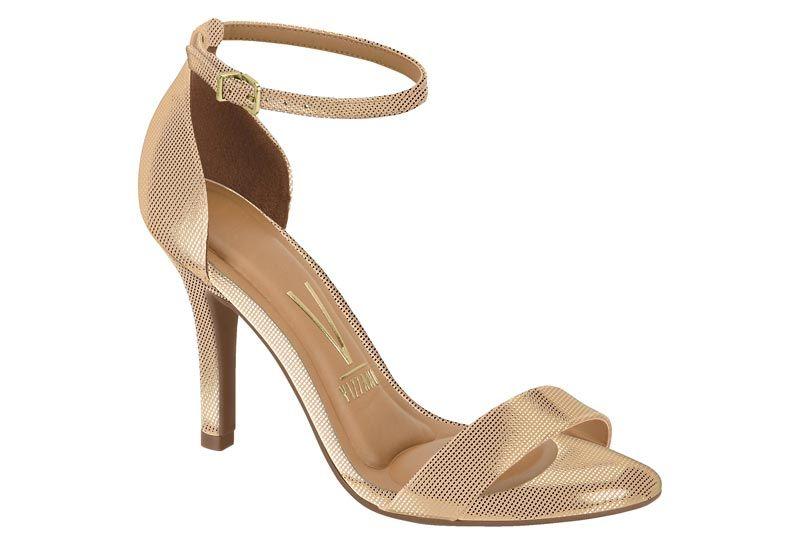 Sandalia Taco Vizzano Dorado 11601-6