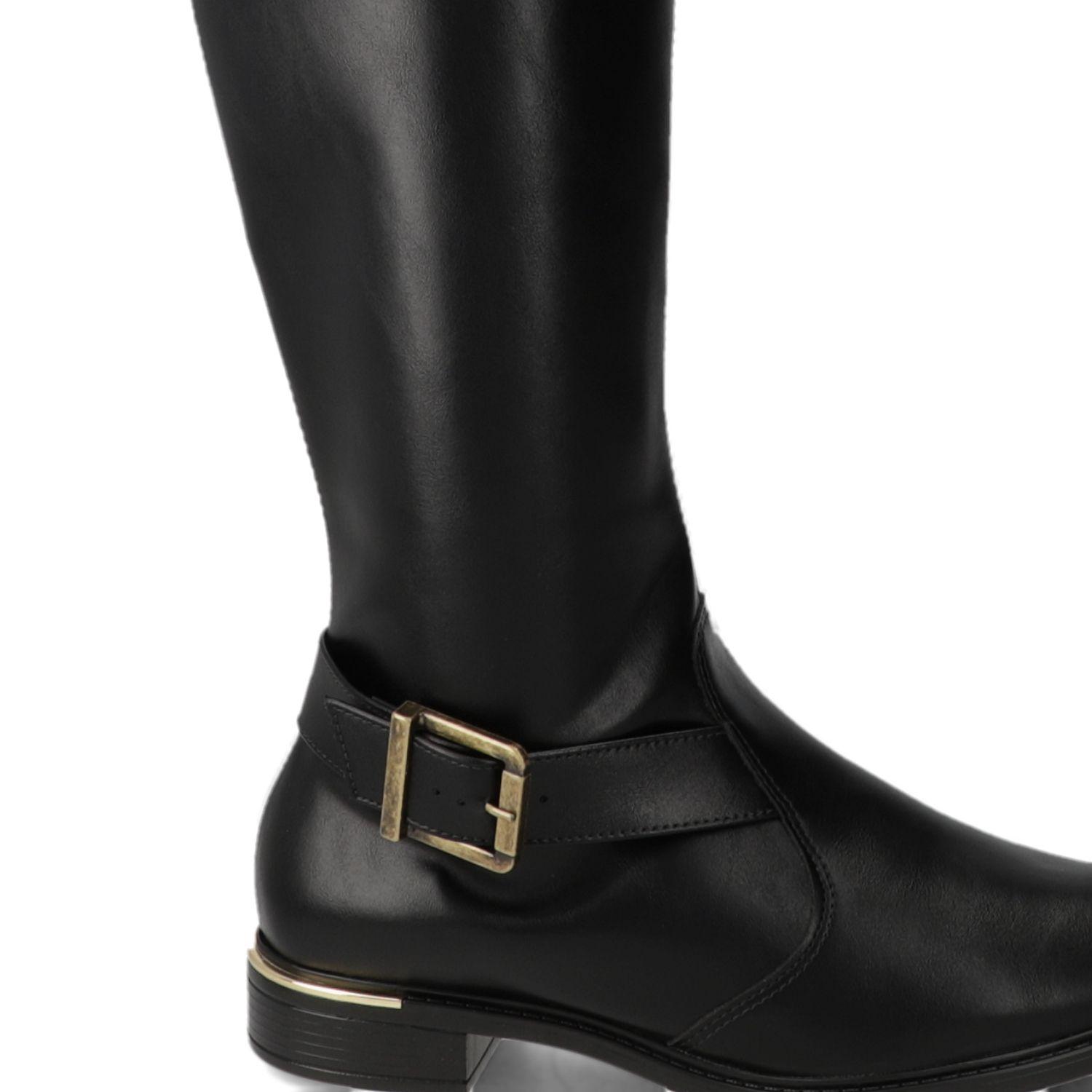 Bota tipo bucanera Negro Vizzano-6