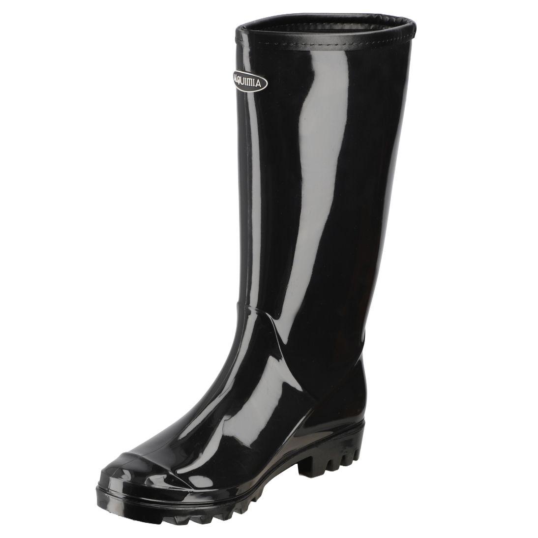 Bota de Agua Mujer Negra-3