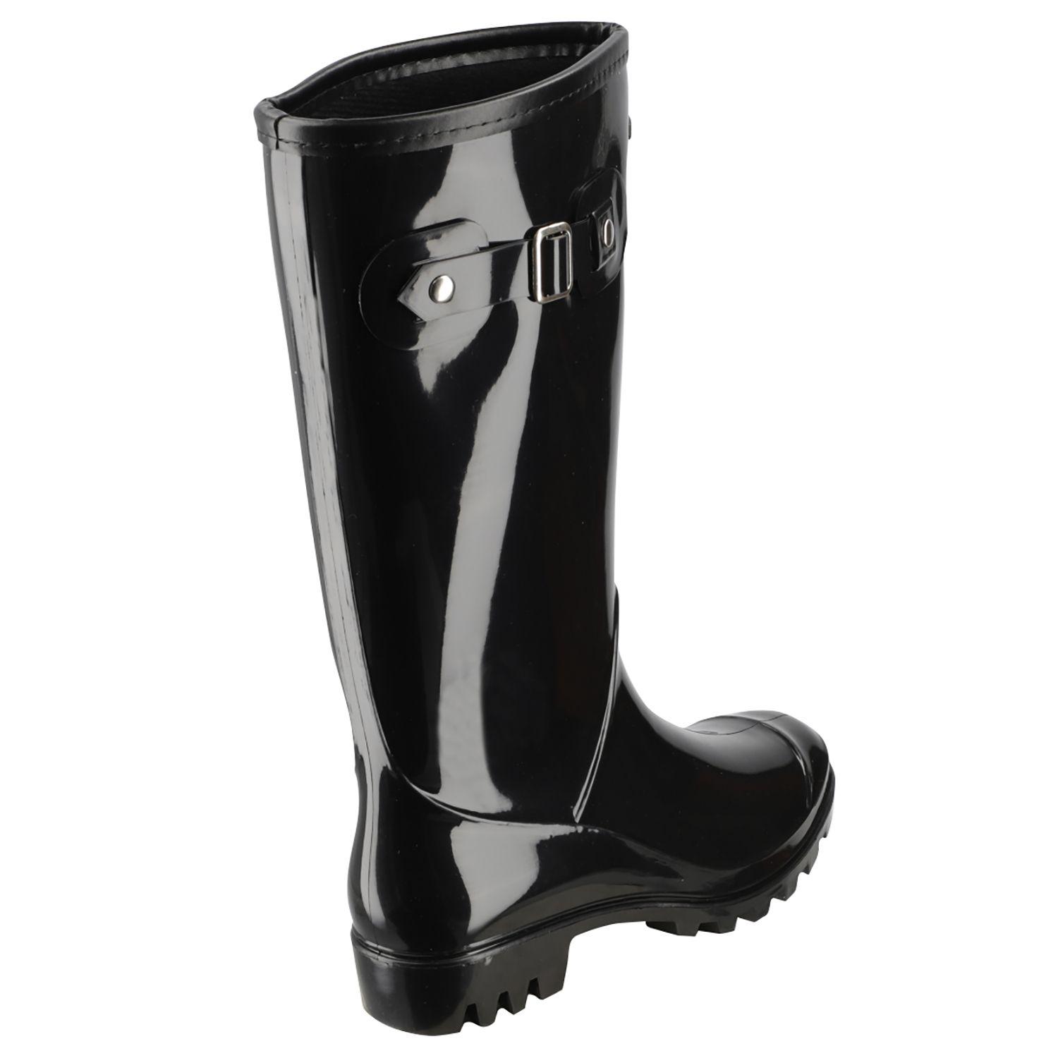 Bota de Agua Mujer Negra-4