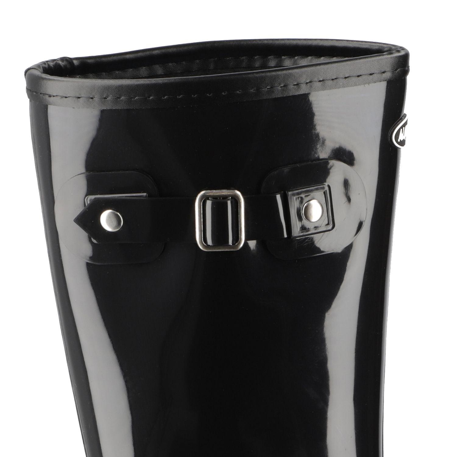Bota de Agua Mujer Negra-5