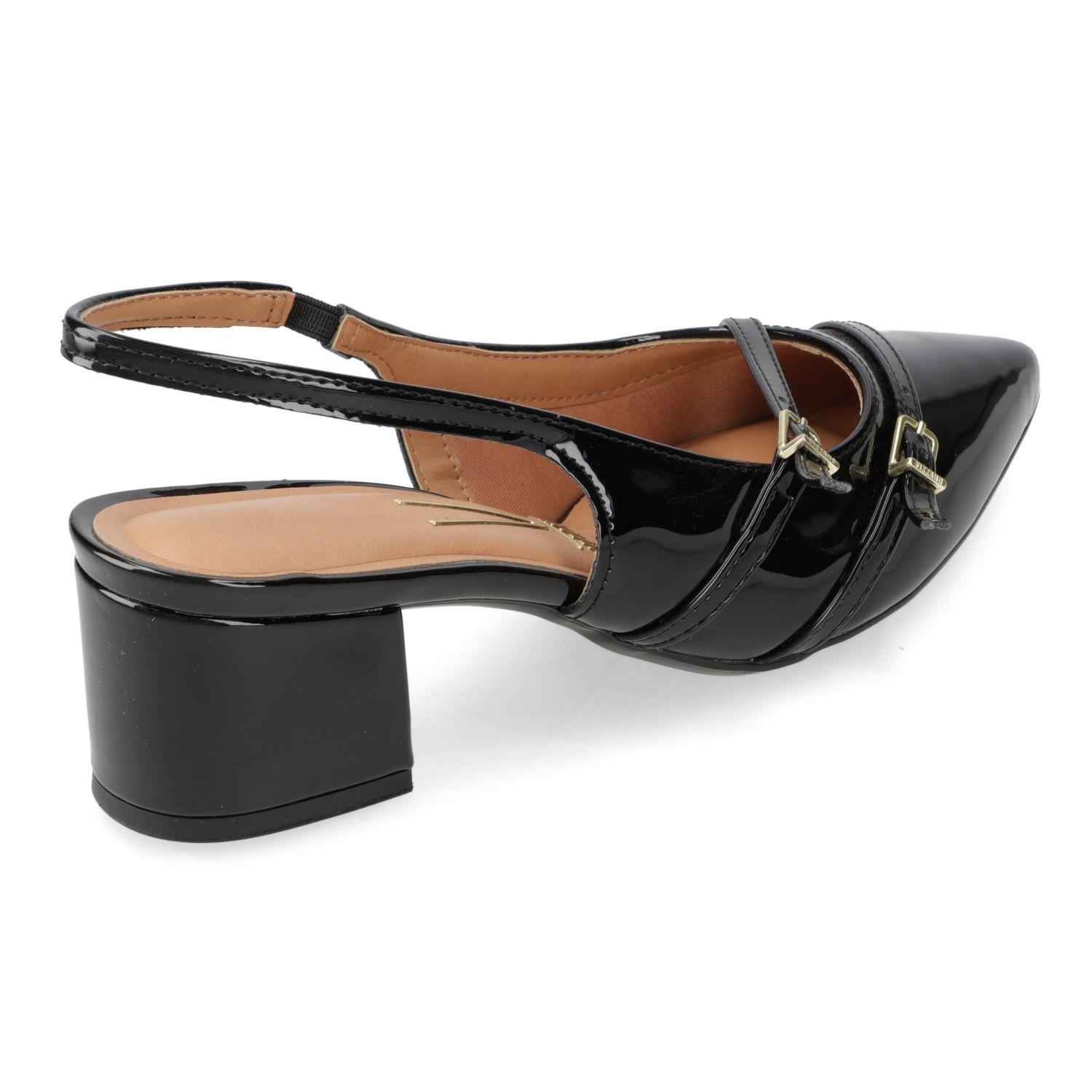 Zapato Taco Vizzano Negro Taco 5 Cm-3