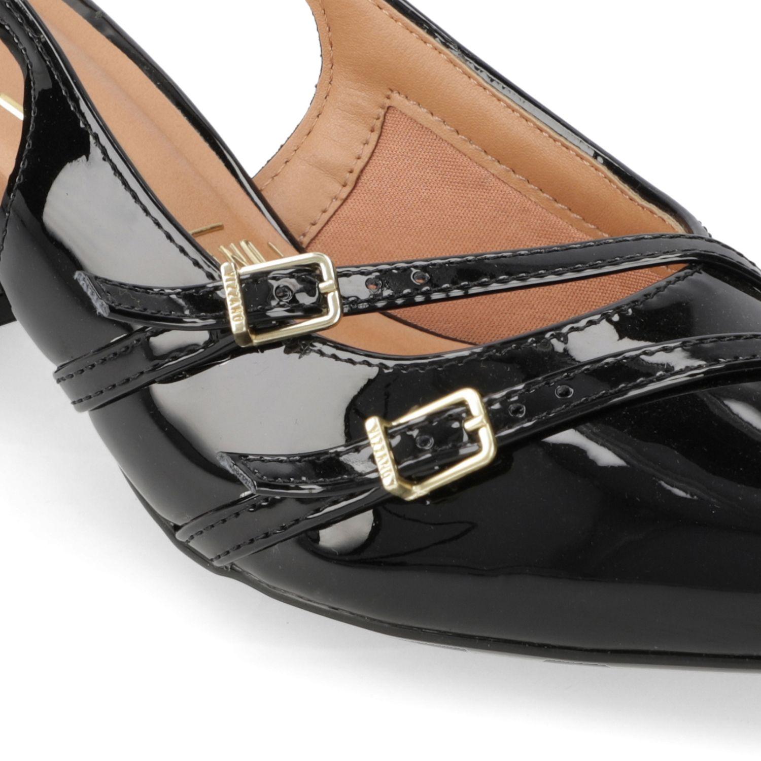 Zapato Taco Vizzano Negro Taco 5 Cm-4
