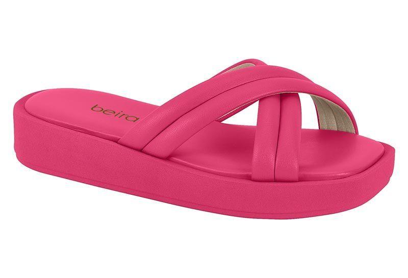 Sandalia Plana Beira Rio Rosado 11151-0