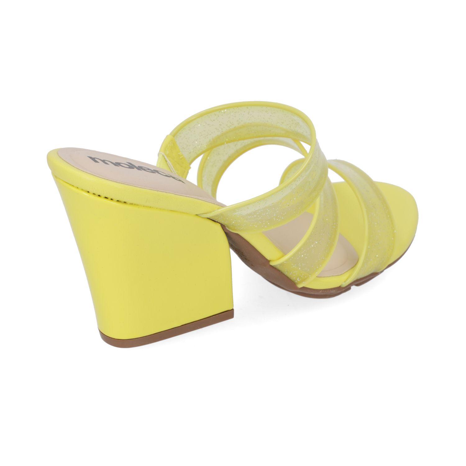 Sandalia Taco Moleca Amarillo 11196-3