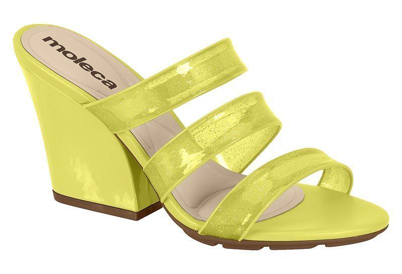 Sandalia Taco Moleca Amarillo 11196-5