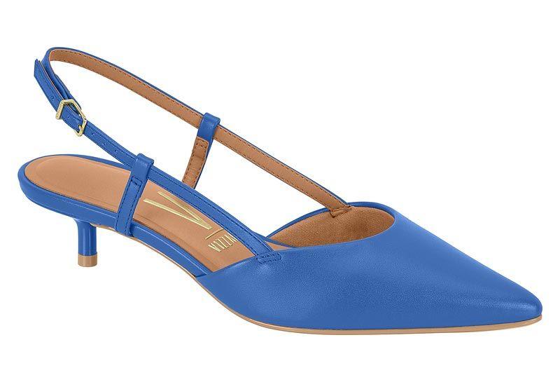 Stiletto Vizzano Azul Taco Aguja-0