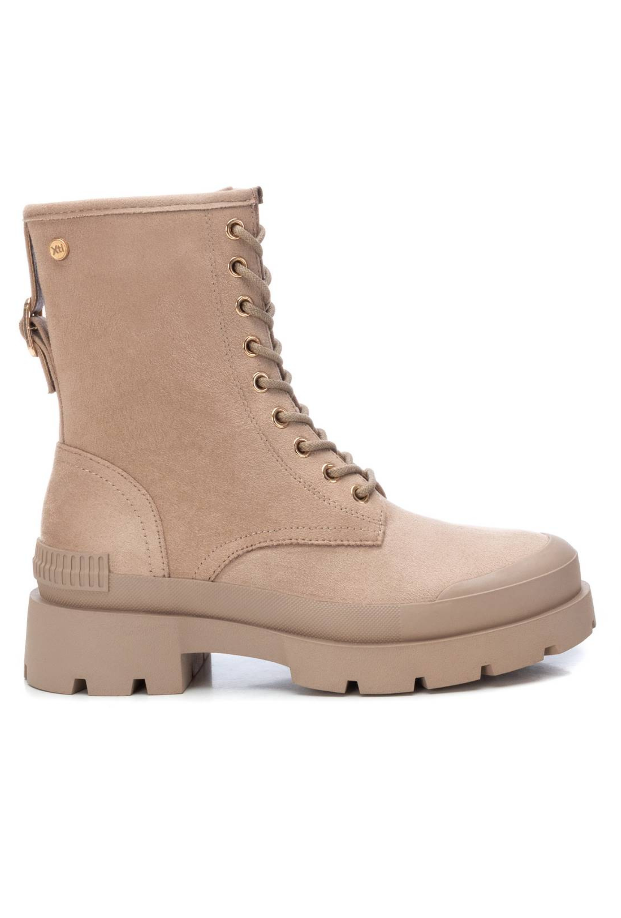 Botin Mujer Gamuza Beige 142025-BE XTI-0