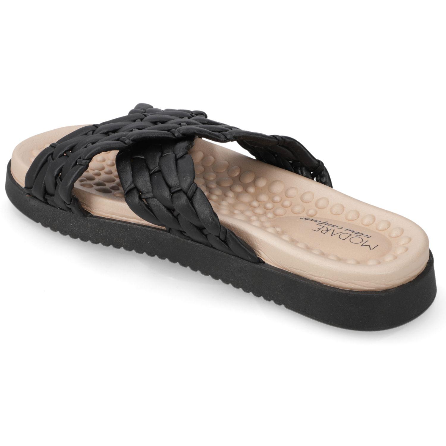 Sandalia Plana Modare Negro 13948-3