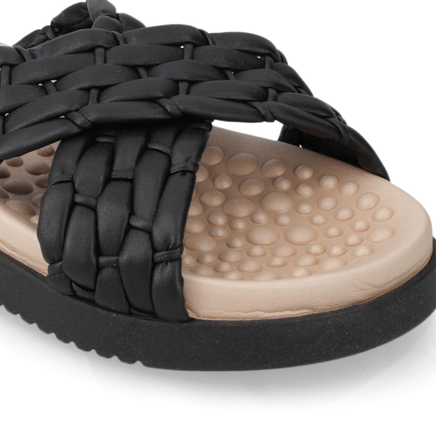 Sandalia Plana Modare Negro 13948-5