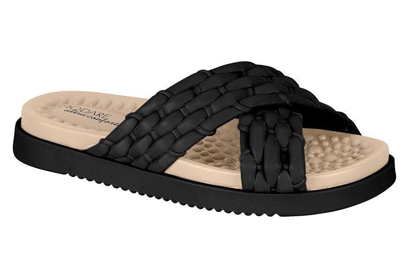Sandalia Plana Modare Negro 13948-6