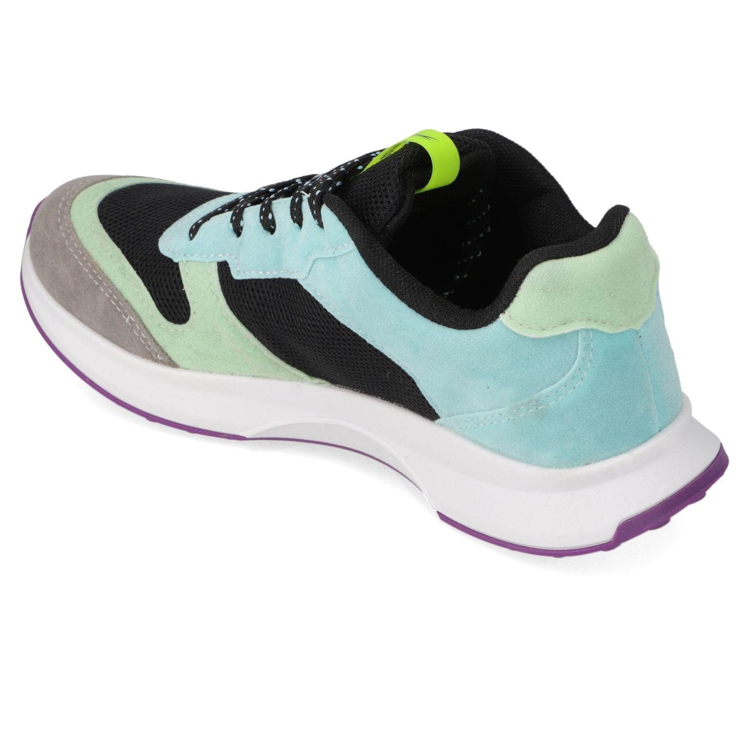 Zapatilla Deportiva Actvitta Negro Textil  Pto 01/Ci 788/Verde Claro-3