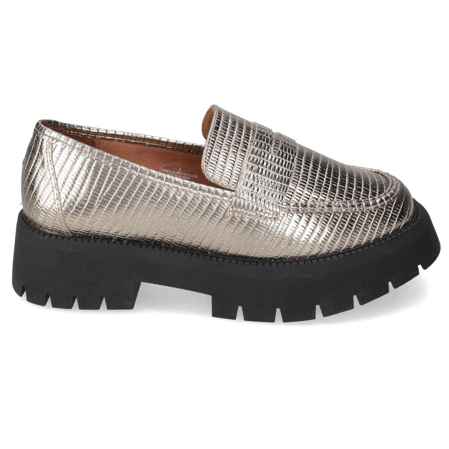 Mocasin Vizzano Dorado Metalico-1