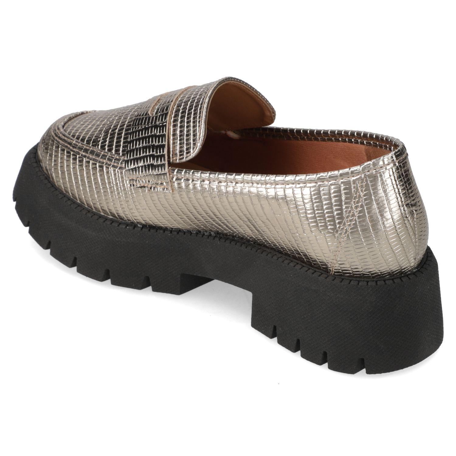 Mocasin Vizzano Dorado Metalico-3