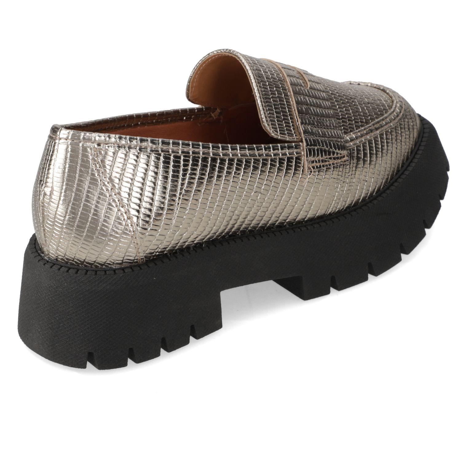 Mocasin Vizzano Dorado Metalico-4