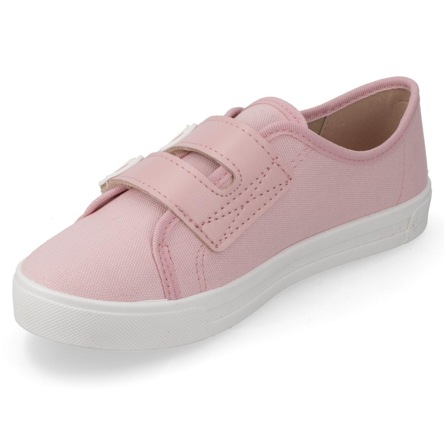 Zapatilla Niña Rosa con Cierre de Velcro-2