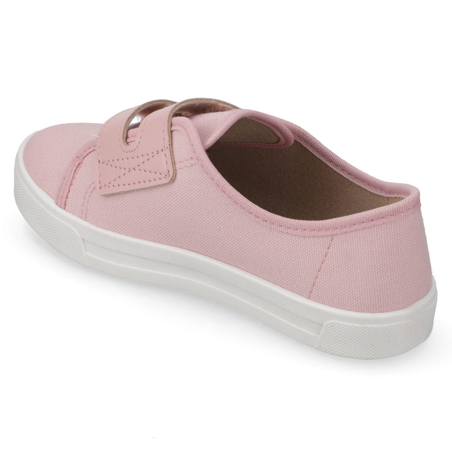 Zapatilla Niña Rosa con Cierre de Velcro-3