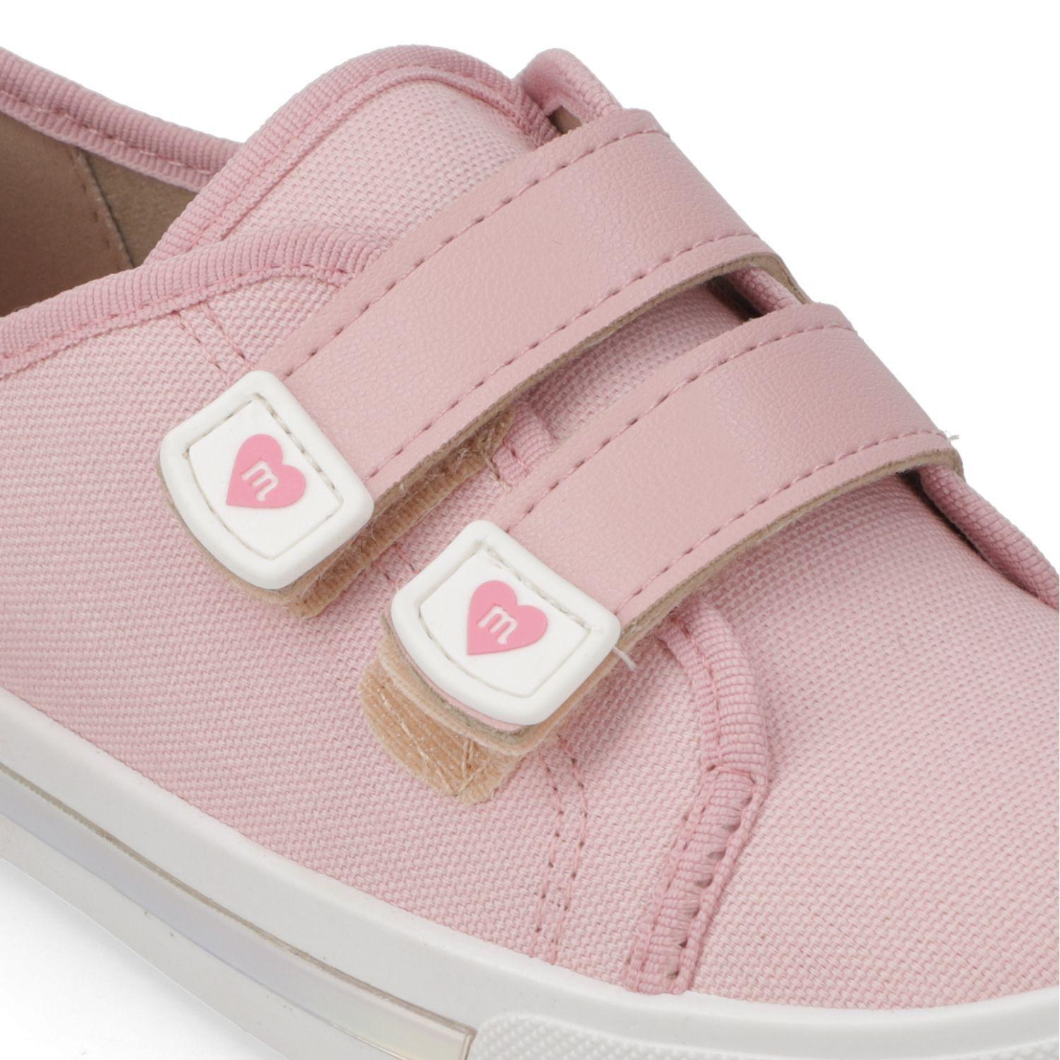 Zapatilla Niña Rosa con Cierre de Velcro-5
