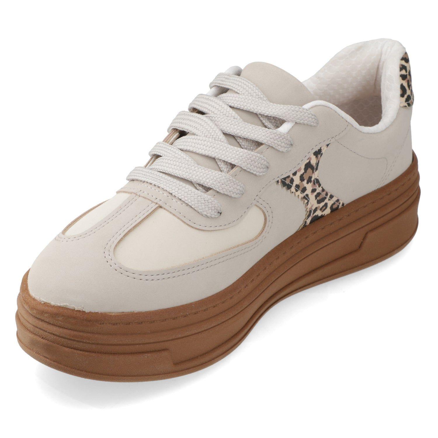 Zapatillas Casuales Gris Animal Print Beira Rio-2