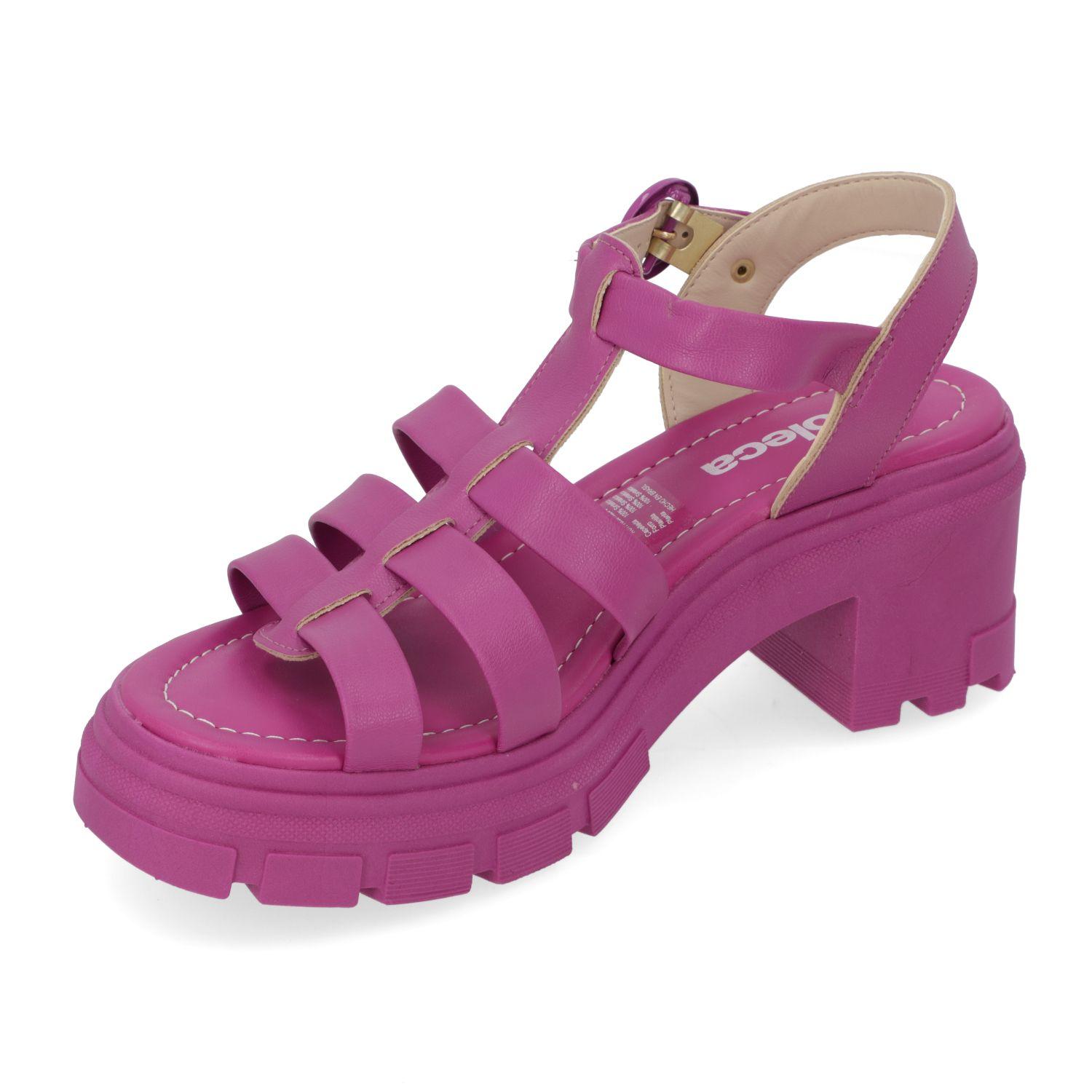 Sandalia Taco Moleca Morado 10935-2