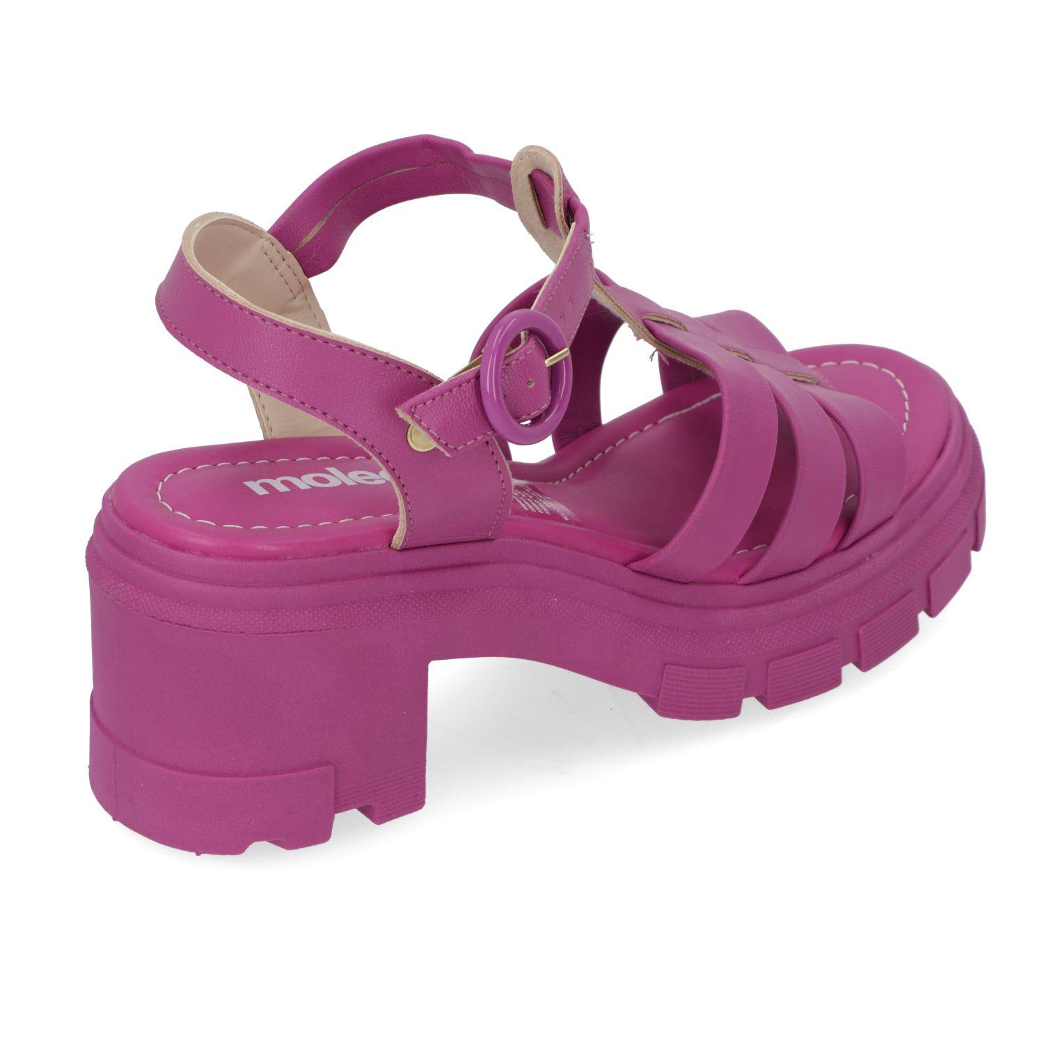 Sandalia Taco Moleca Morado 10935-3