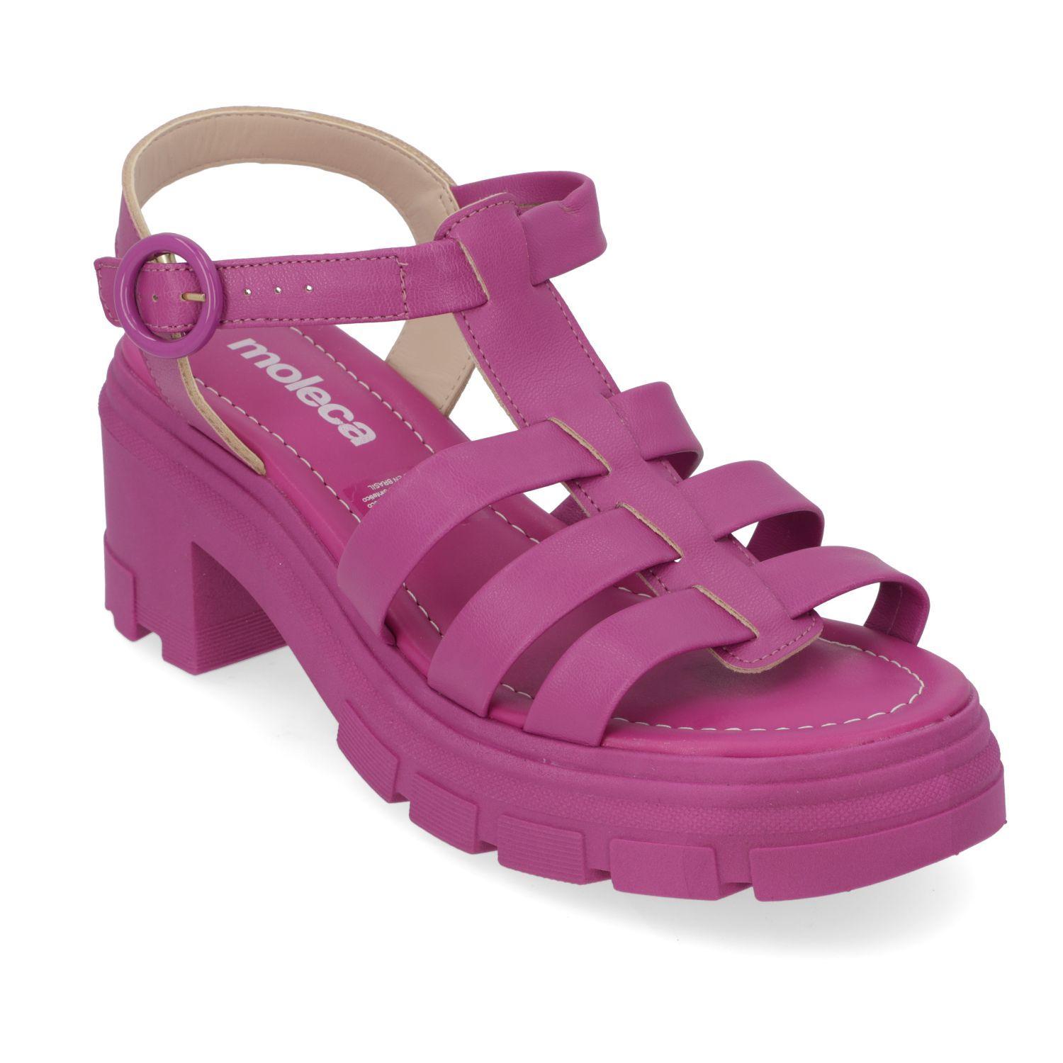 Sandalia Taco Moleca Morado 10935-1