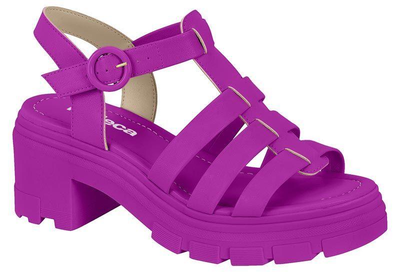 Sandalia Taco Moleca Morado 10935-5