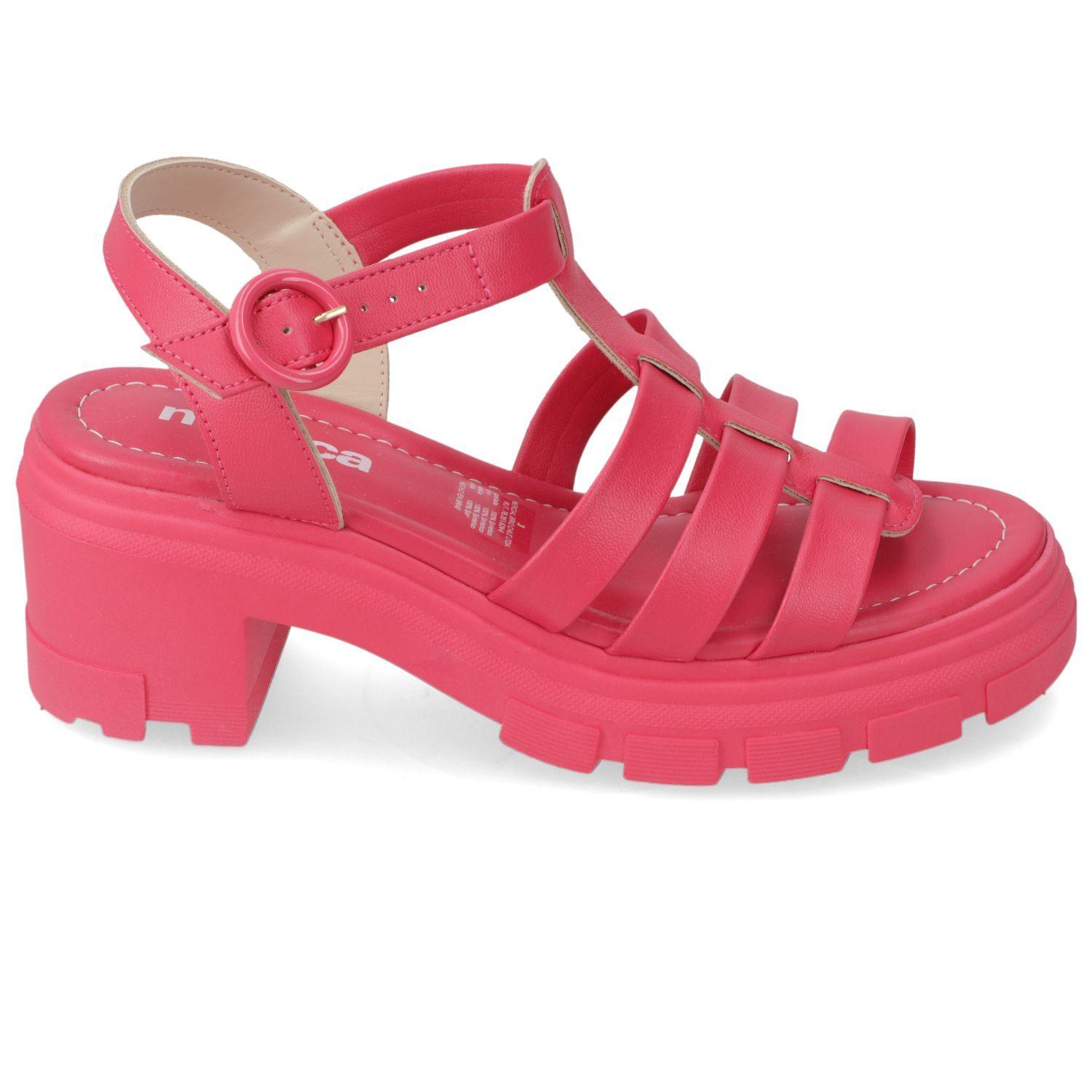 Sandalia Taco Moleca Rosado 10938-1