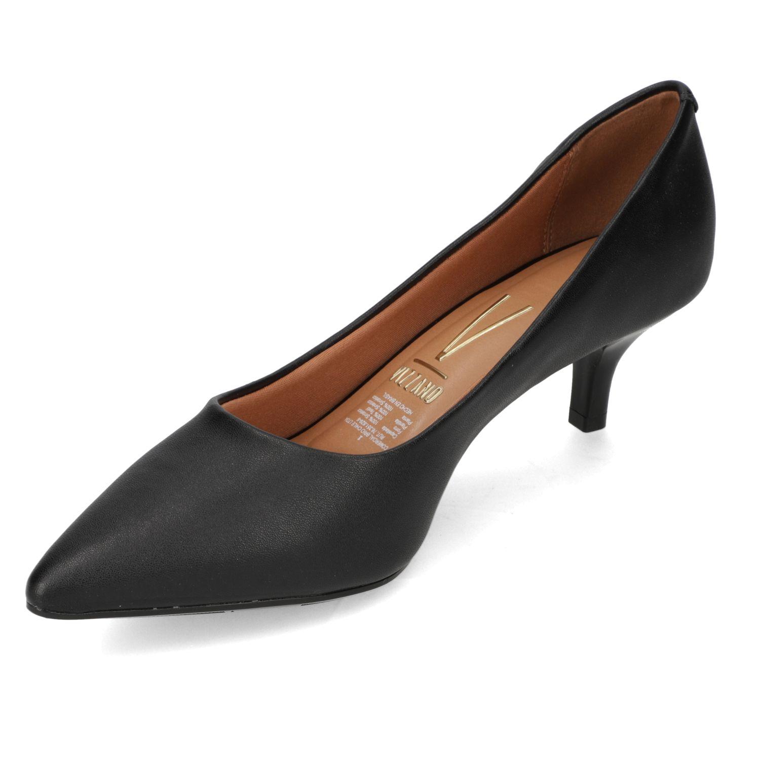 Zapato Mujer Taco Aguja Stiletto Negro Vizzano-2