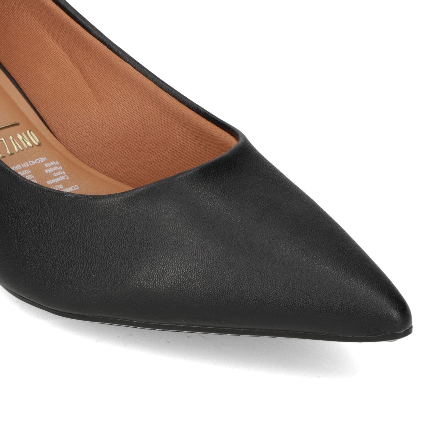Zapato Mujer Taco Aguja Stiletto Negro Vizzano-5