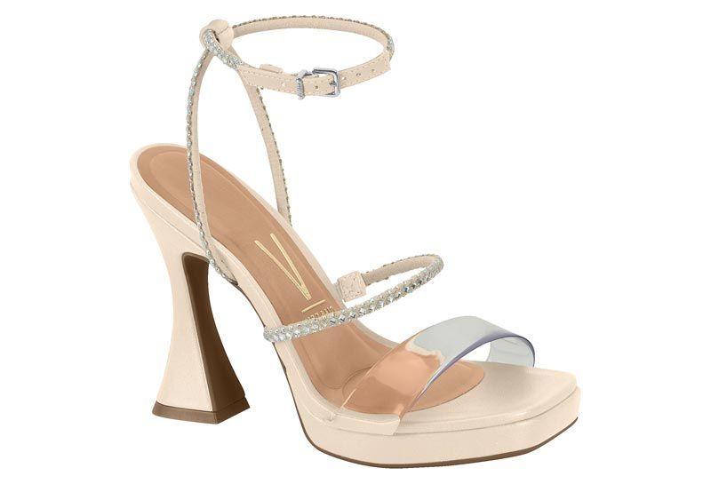 Sandalia Taco Vizzano Crema 11361-5