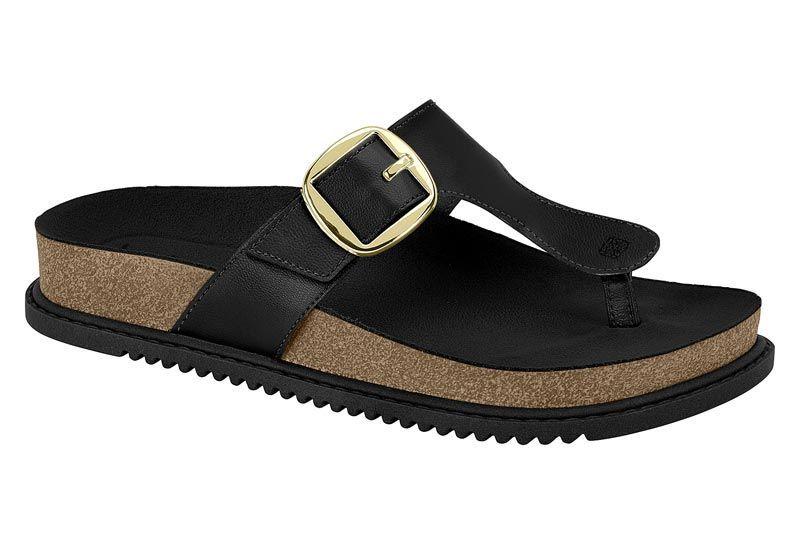 Sandalia Plana Beira Rio Negro 14559-0