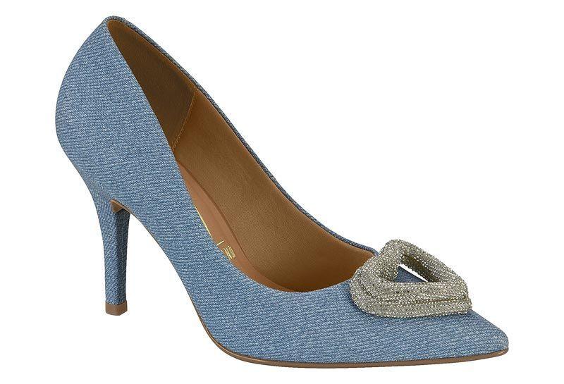 Zapato Mujer Taco Aguja Stiletto Azul 1184-1178 Vizzano-0