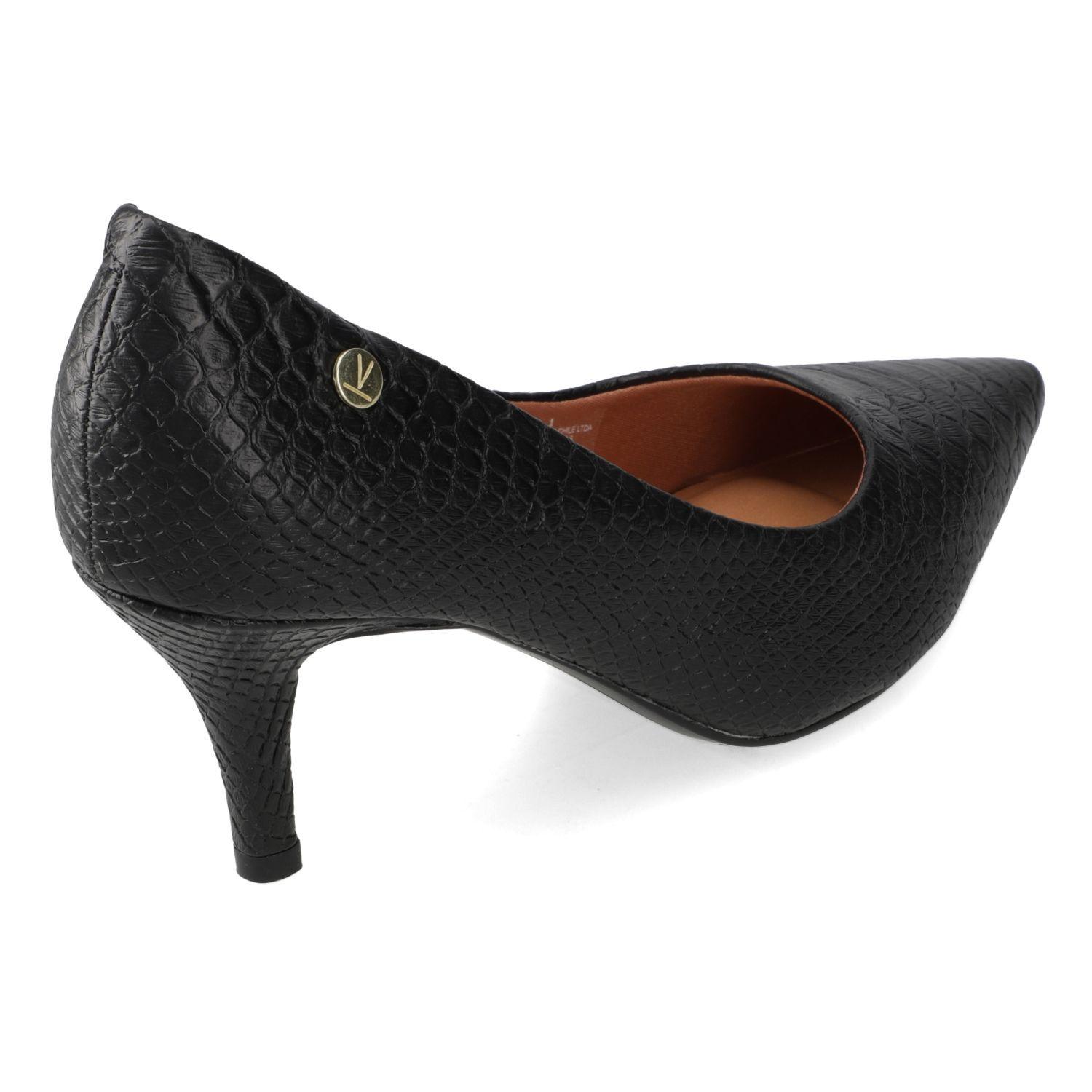 Stiletto Vizzano Mujer 7 cm Croco Negro-4