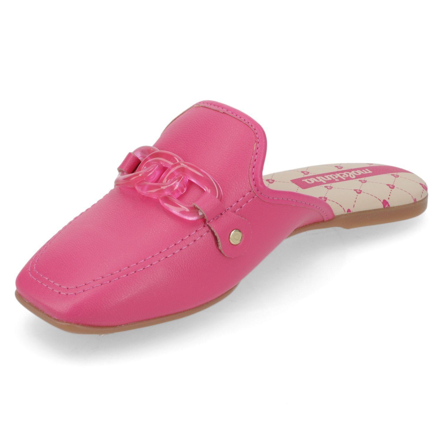 Sandalia Mocasín destalonado Rosado Niña Molekinha-2