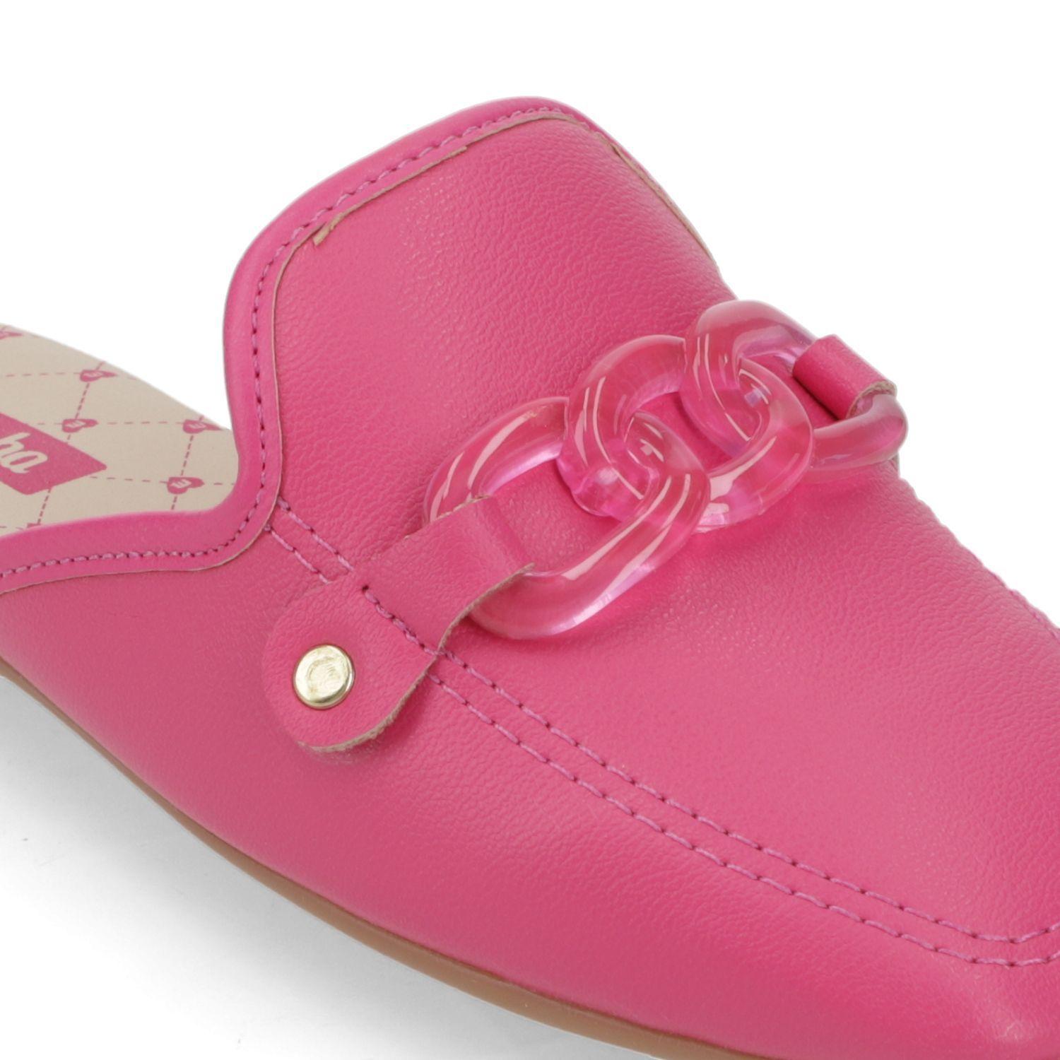 Sandalia Mocasín destalonado Rosado Niña Molekinha-5