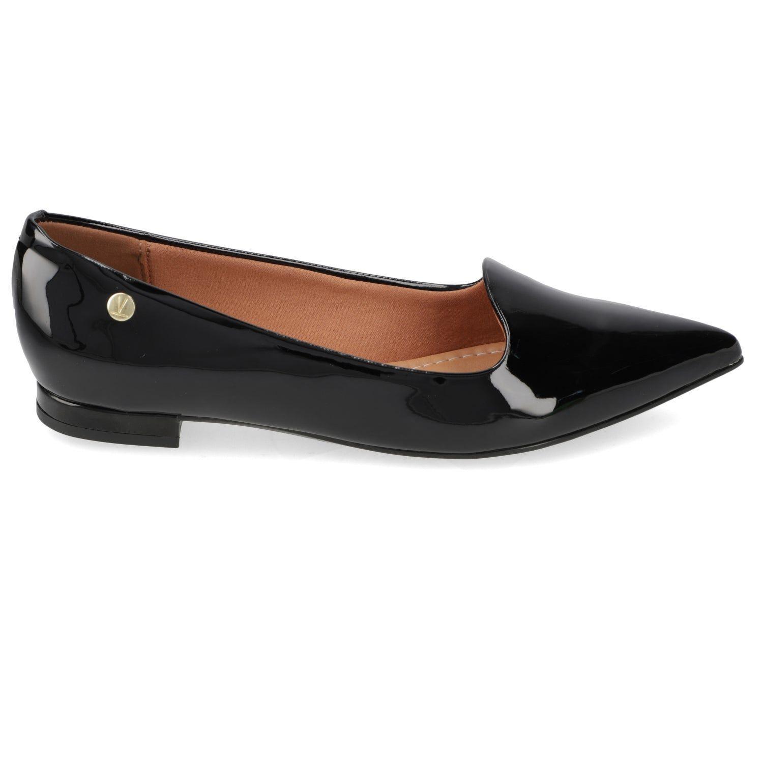 Ballerina Efecto Charol Negro Vizzano-1