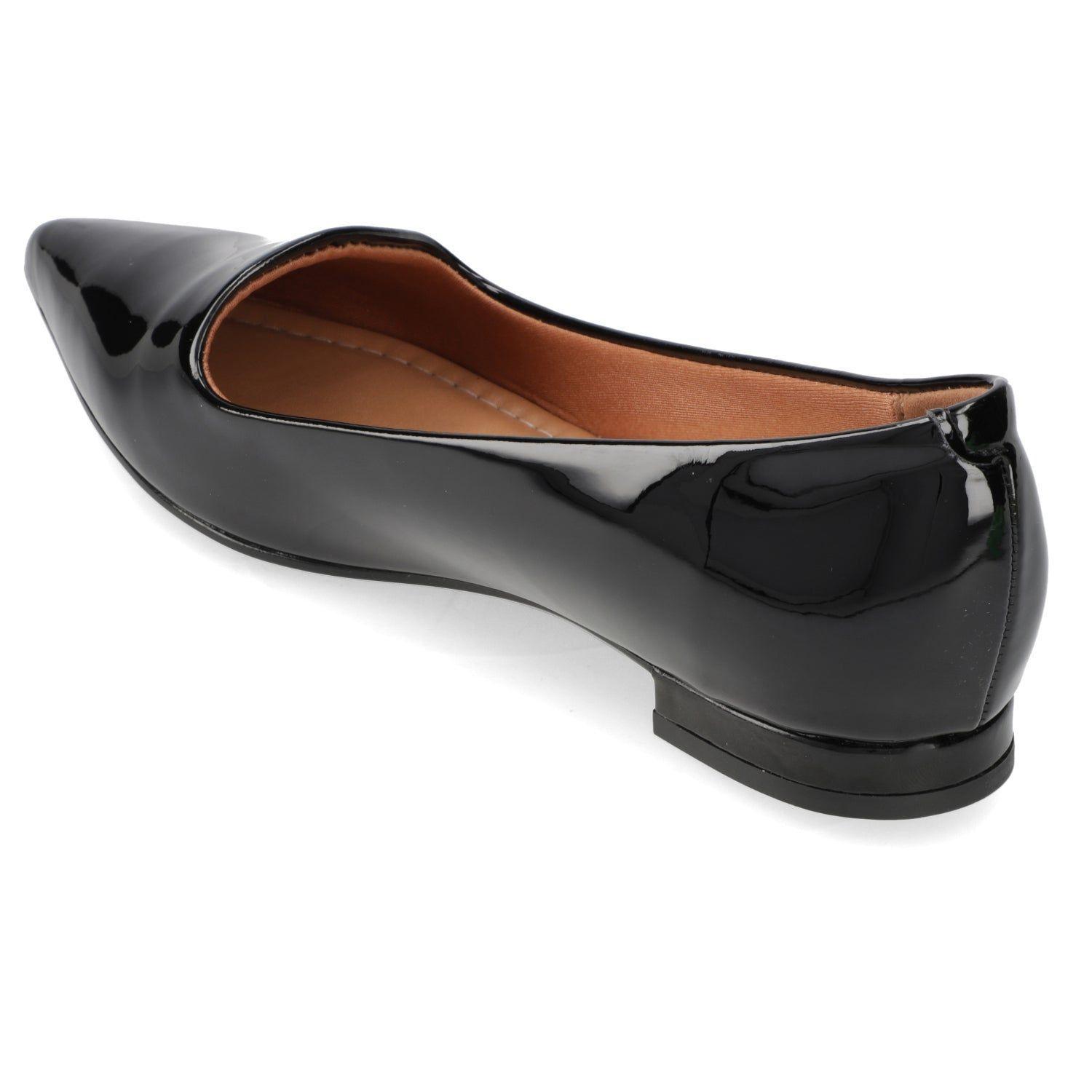 Ballerina Efecto Charol Negro Vizzano-3