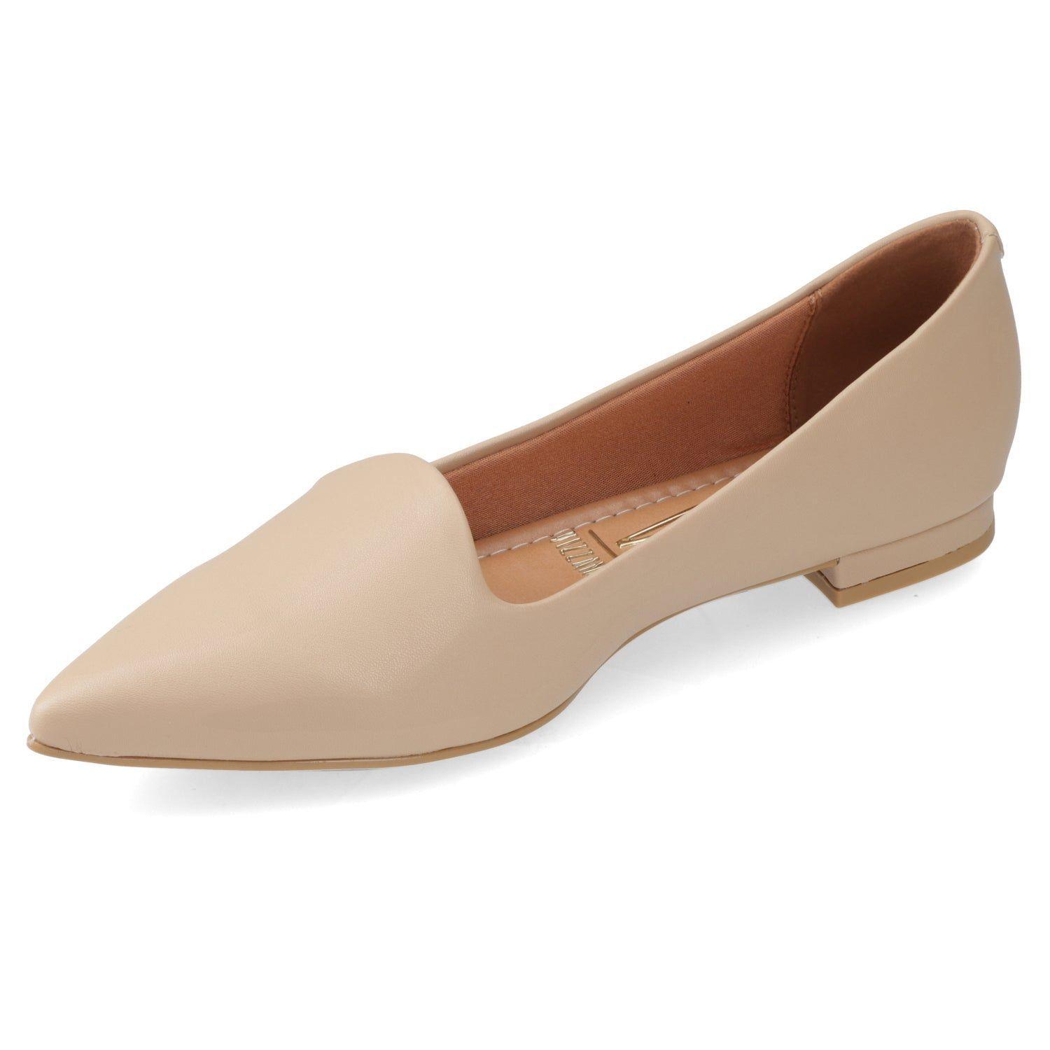 Ballerina Eco Cuero Beige Vizzano-2