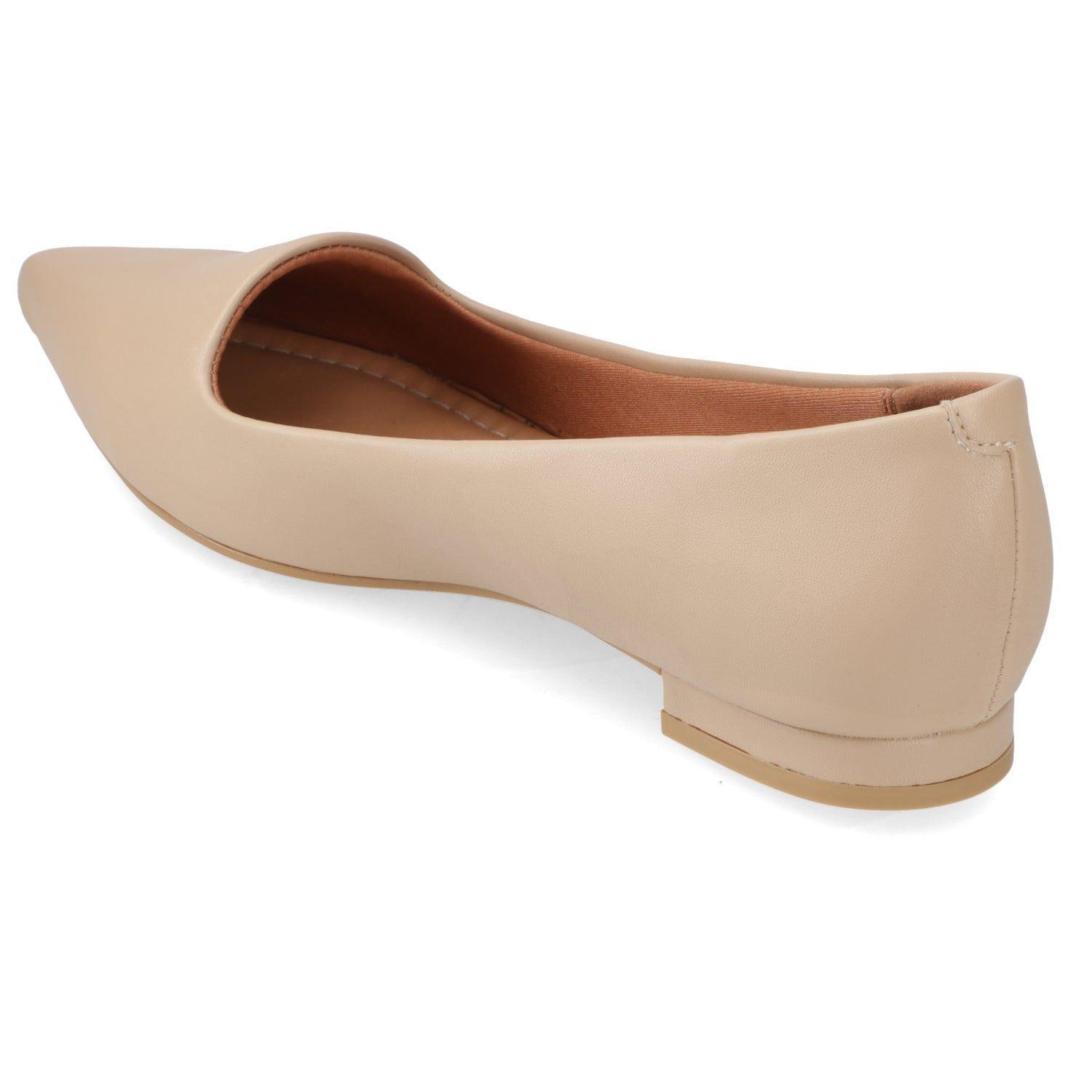 Ballerina Eco Cuero Beige Vizzano-3