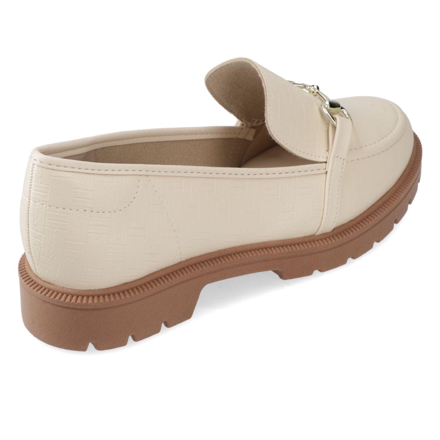 Mocasin Crema Beira Rio-4