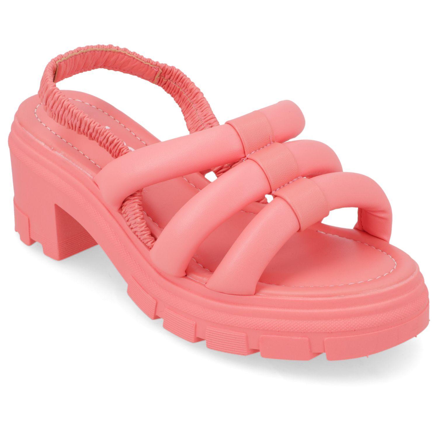 Sandalia Taco Moleca Coral 10914-0