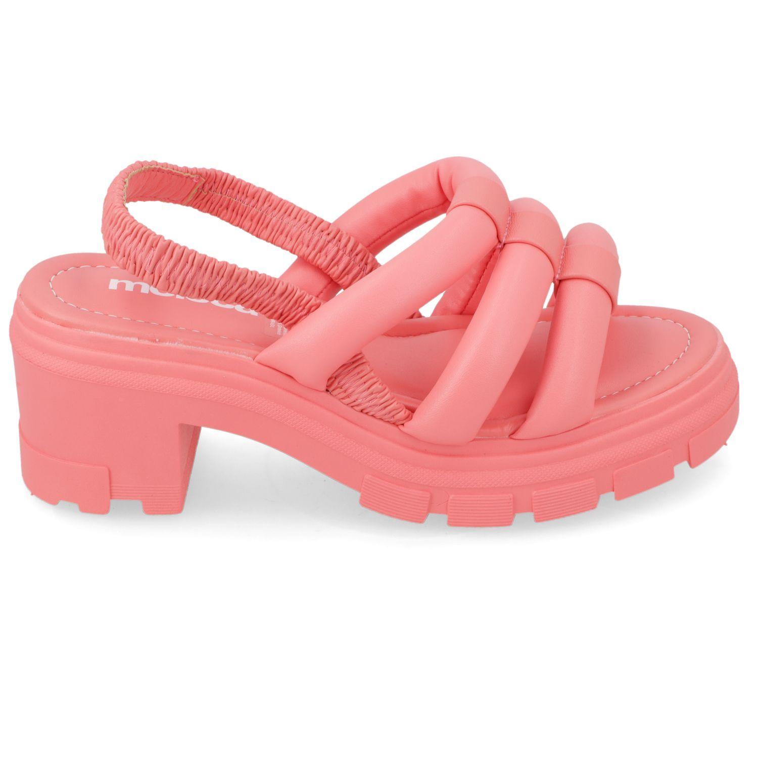 Sandalia Taco Moleca Coral 10914-1